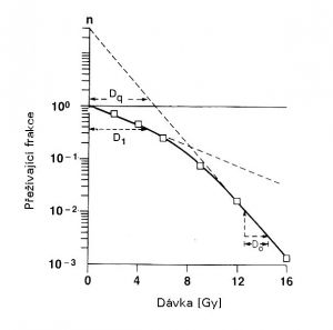 Příklad křivky přežití